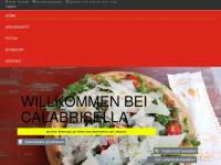 calabrisella-pizza.de Webseite Vorschau
