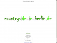 countryside-in-berlin.de Webseite Vorschau
