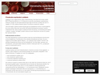 chronische-myeloische-leukaemie.com Webseite Vorschau