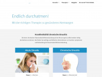 chronische-sinusitis.com Webseite Vorschau