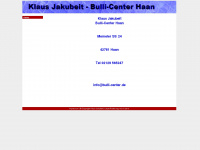 bulli-center.de Webseite Vorschau
