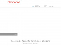 chaconne.de Webseite Vorschau