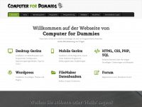 computer-for-dummies.info Webseite Vorschau