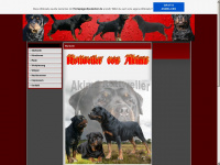 akima-rottweiler.com Webseite Vorschau