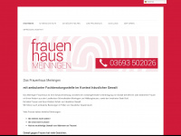 frauenhaus-meiningen.de Webseite Vorschau