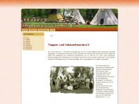 trapper-und-indianer.de Webseite Vorschau