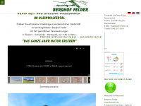 berghof-felder.de Webseite Vorschau