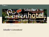 loewenhotel.com Webseite Vorschau