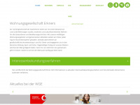 wg-erkner.de Webseite Vorschau