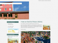 hotel-am-bahnhof-waren.de Webseite Vorschau