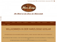 harzlodge.de Webseite Vorschau