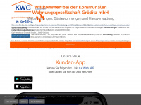 kwg-wohnen.de Webseite Vorschau
