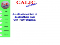 calic-golf.de Webseite Vorschau