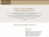 chalet-emma.com Webseite Vorschau
