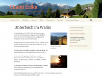 chalet-erika.de Webseite Vorschau