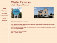 chalet-fehmarn.de Webseite Vorschau