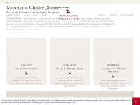 chaletobertreyen.com Webseite Vorschau