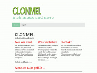clonmel.de Webseite Vorschau