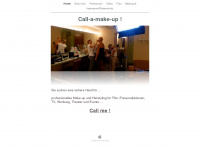 call-a-make-up.de Webseite Vorschau