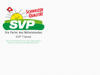 svp-therwil.ch Webseite Vorschau