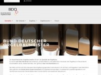 bund-deutscher-orgelbaumeister.de Webseite Vorschau
