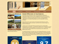 casa-amphora.de Webseite Vorschau
