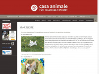 casa-animale.de Webseite Vorschau