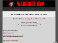 warriors.de Webseite Vorschau