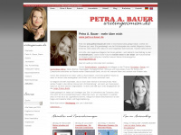 petra-a-bauer.de Webseite Vorschau
