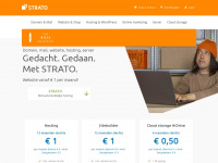 strato.nl Webseite Vorschau