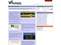 wameo.de Webseite Vorschau