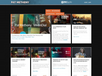 patmetheny.com Webseite Vorschau