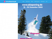 skiopening.de Webseite Vorschau