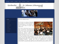 kirchenchor-schwanewede.de Webseite Vorschau
