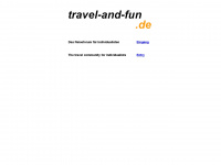 travel-and-fun.de Webseite Vorschau