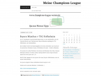 championsleaguewetten.wordpress.com Webseite Vorschau