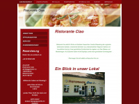 ciao-ristorante.de Webseite Vorschau