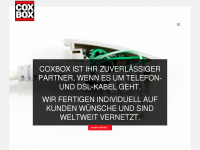 coxbox.de Webseite Vorschau