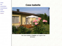 casa-isabella.de Webseite Vorschau