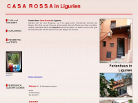 casa-rossa-liguria.de Webseite Vorschau