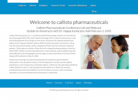 callisto-pharma.de Webseite Vorschau