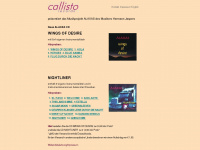 callisto-records.de Webseite Vorschau
