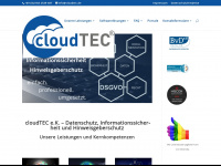 cloudtec.de Webseite Vorschau