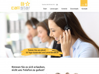 callstar.de Webseite Vorschau