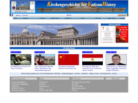 vaticanhistory.de Webseite Vorschau