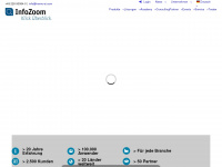 infozoom.com Webseite Vorschau