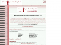 chopingesellschaft.de Webseite Vorschau
