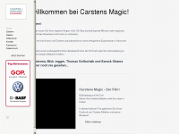 carstens-magic.de Webseite Vorschau