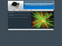 cybersound-entertainment.de Webseite Vorschau