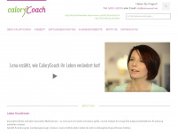 calorycoach.com Webseite Vorschau